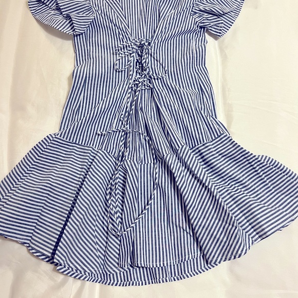 Wayf striped corset styled mini dress - Picture 3 of 3